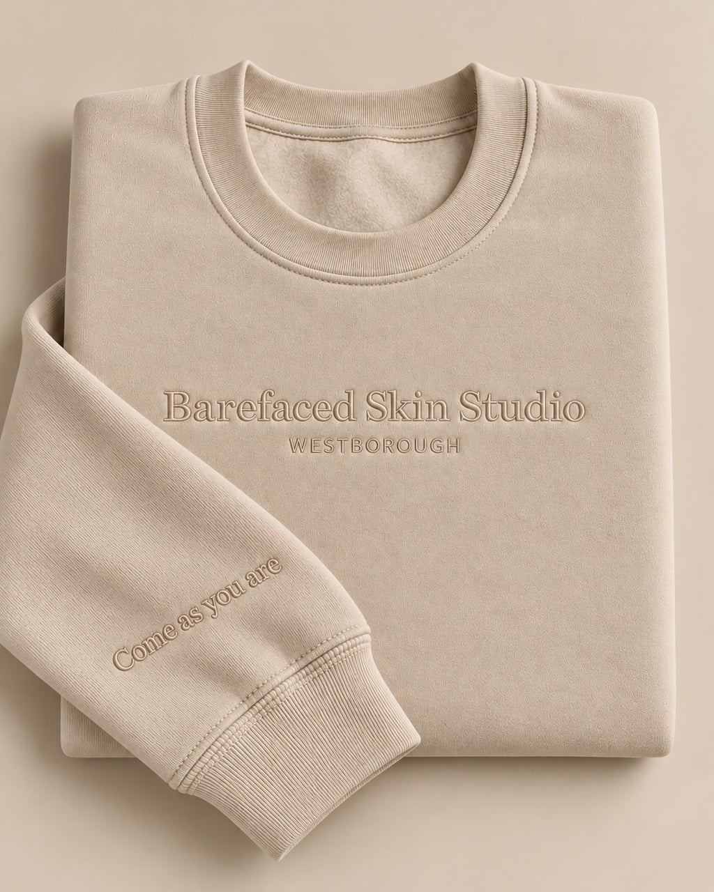 FALL & WINTER LIMITED EDITION                  Barefaced Skin Studio Crewneck | Come as you are