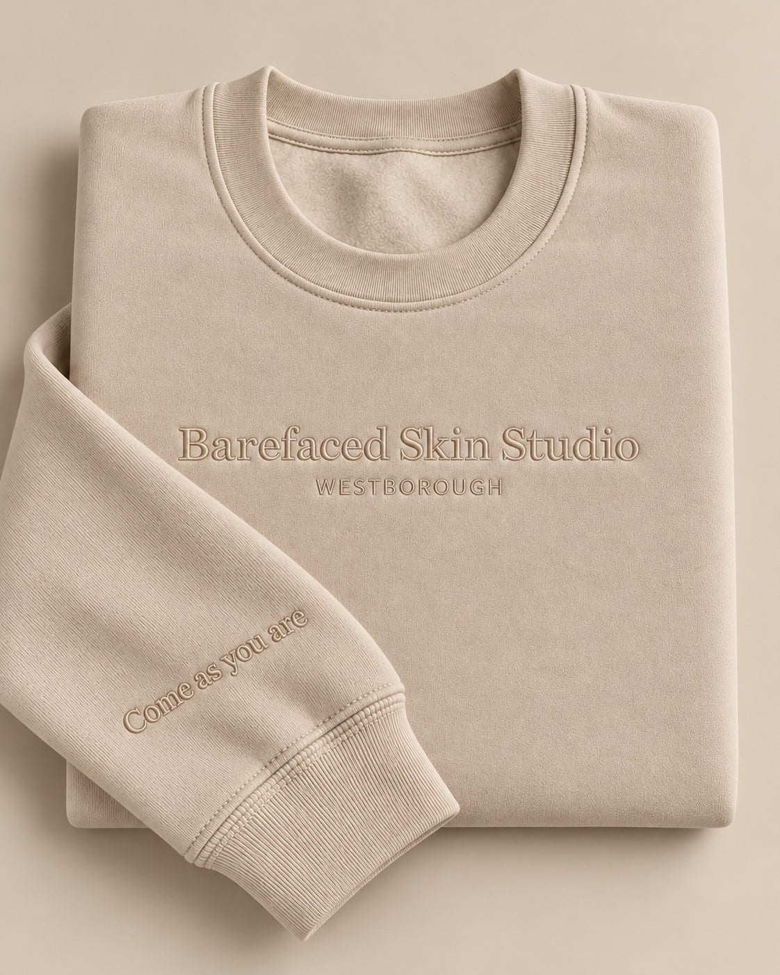 FALL & WINTER LIMITED EDITION                  Barefaced Skin Studio Crewneck | Come as you are